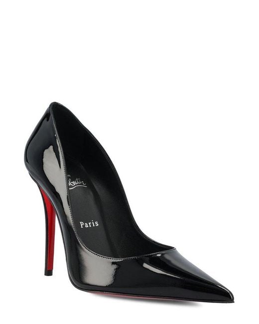 Christian Louboutin Black Miss Z Pointed Toe Pumps