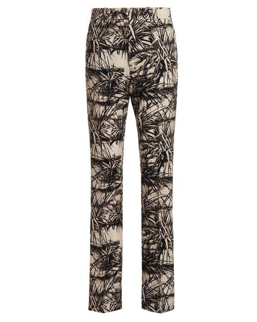 Amiri Wool Floral-print Flared Fit Pants for Men | Lyst UK