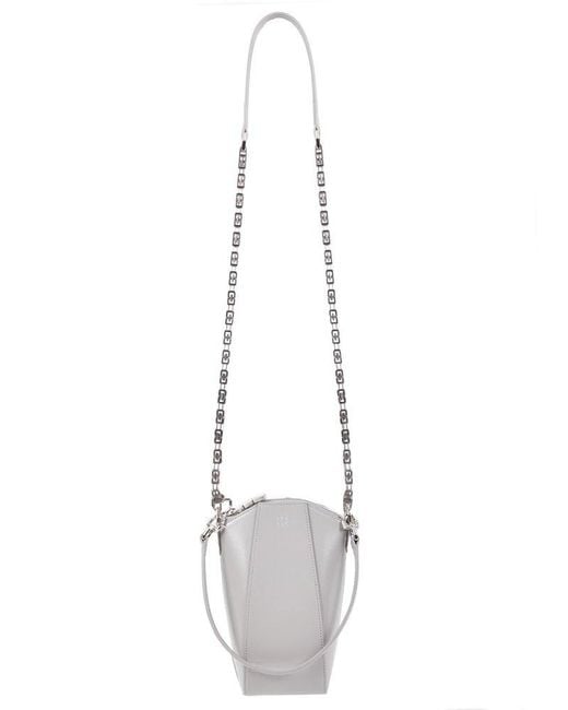 Givenchy White Mini Antigona Vertical Bag