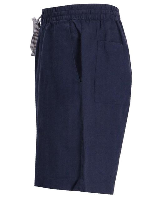 Boss Blue C-Shorty Drawstring Shorts for men