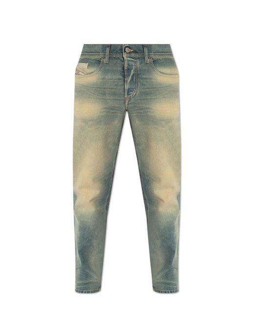 DIESEL Green '2023 D-finitive L.32' Jeans, for men