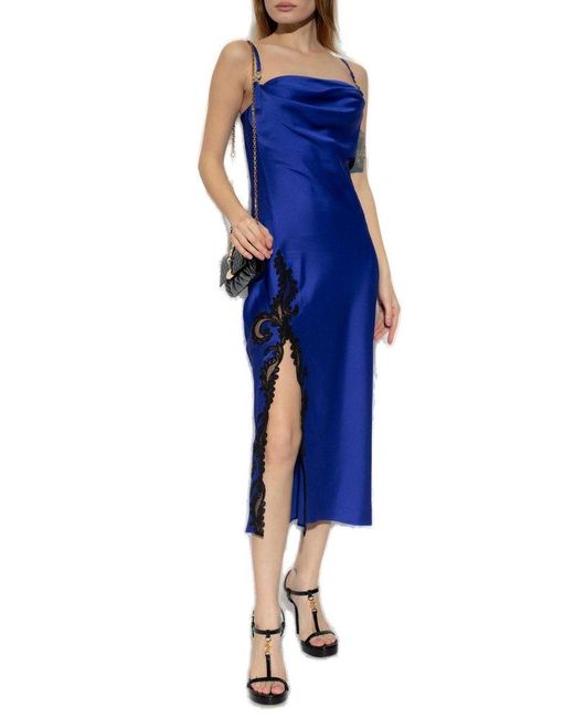 Versace Blue Sleeveless Dress