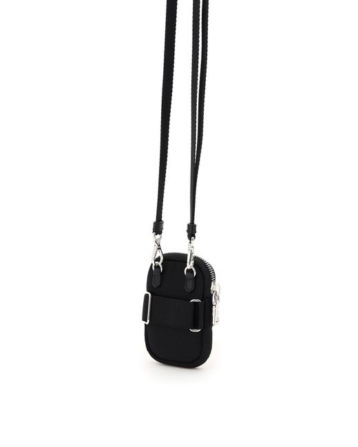 【希少】 PRADA Mini Pouch crossbody bag ブラッククロスボディ Prada - Nylon Crossbody Bag With Small Pouch | HBX