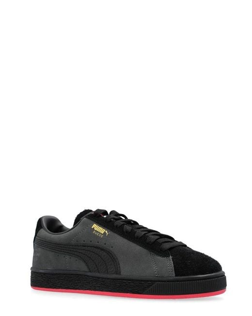 PUMA Black X Staple Lace-up Sneakers