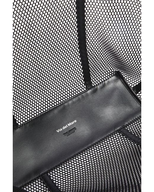 The Attico Gray Via Del Mare Tote Bag