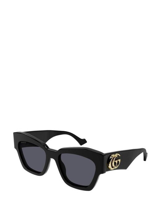 Gucci Black Cat-eye Frame Sunglasses