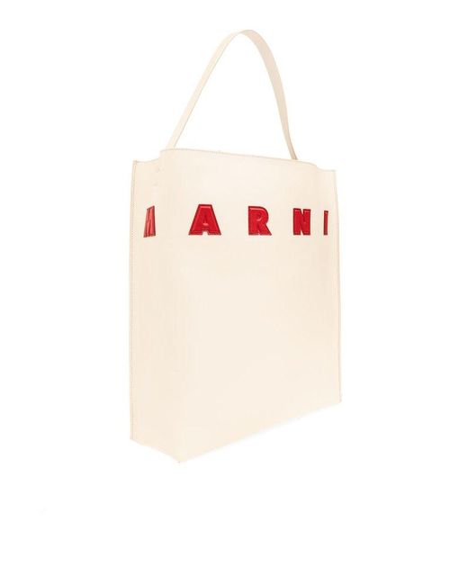 Marni Pink 'museo' Shopper Bag,