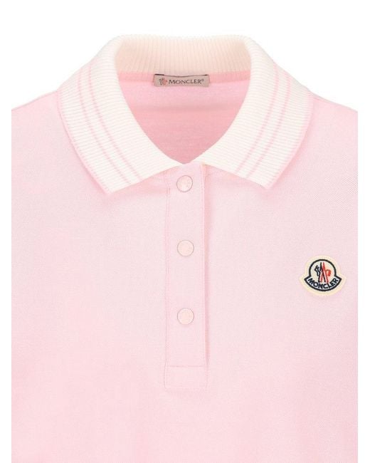 Moncler Pink T-shirts And Polos