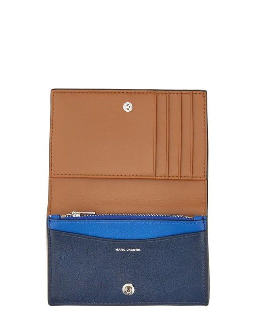 Marc Jacobs Bi-fold Wallet The Slim 84 in Blue | Lyst Canada