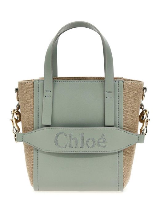 Chloé Green Chloe Sense Tote Bag