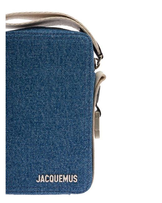 Jacquemus Blue Le Cuerda Vertical Crossbody Bag for men