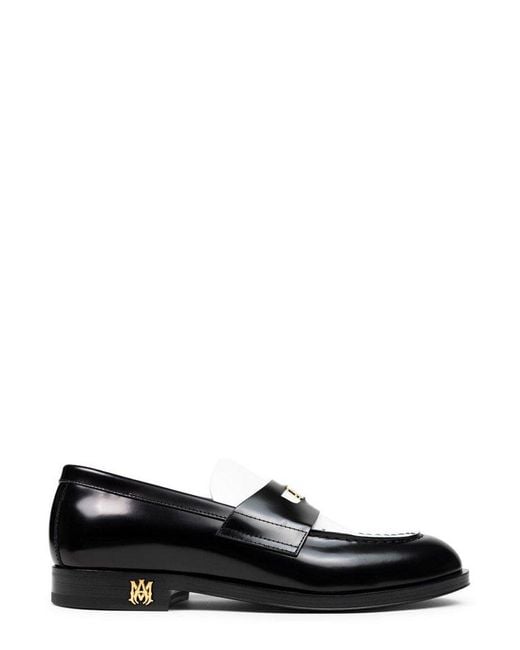 Amiri Black Two-toned Slip-on Loafers for men