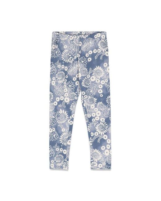 Ralph Lauren Blue Floral Patterned Leggings