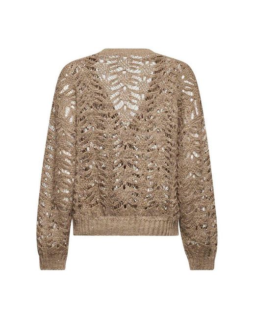 Brunello Cucinelli Natural Sweaters