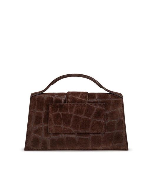 Jacquemus Brown Le Grand Bambino Top Handle Bag