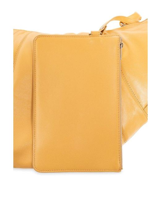 Lemaire Yellow 'croissant Large' Shoulder Bag,