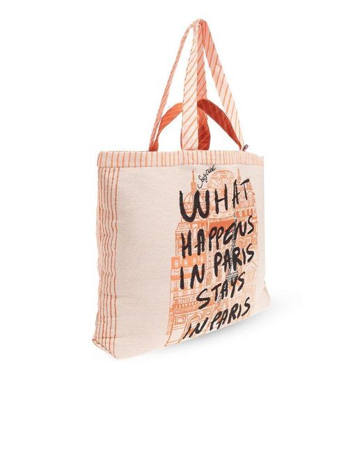 Chloé Pink 'what Happens' Shopper Bag,