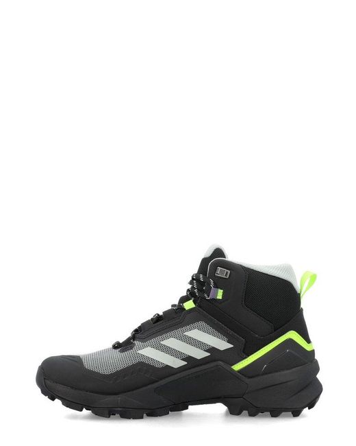 Adidas Originals Black Terrex Swift R3 Round-toe Lace-up Sneakers