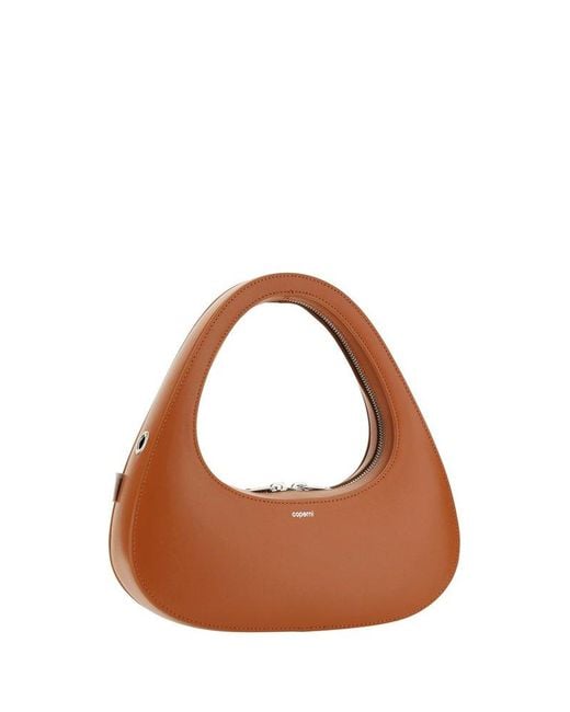 Coperni Brown Baguette Swipe Handbag