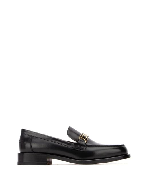Dior Black Code Loafers