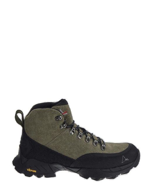 Roa Black Andreas High-Top Round Toe Sneakers for men