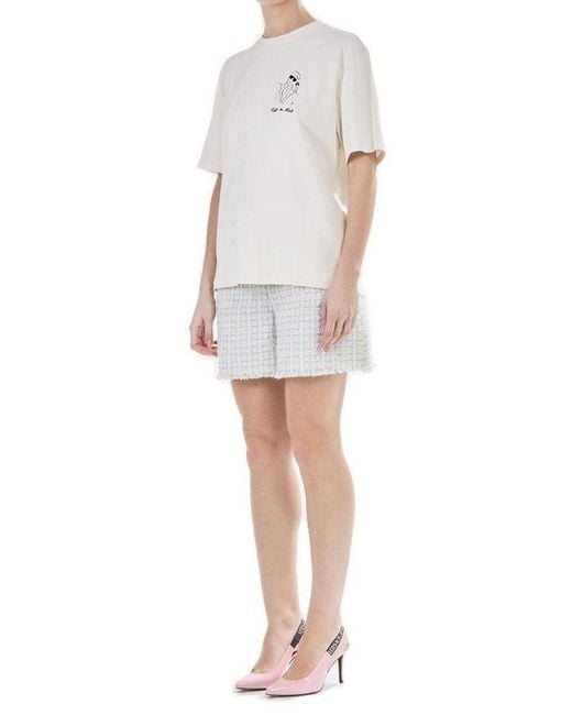 Karl Lagerfeld White Kl X Jore Parra Oversized T-Shirt