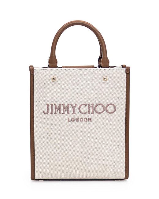 Jimmy Choo Natural Avenue N/S Tote Bag