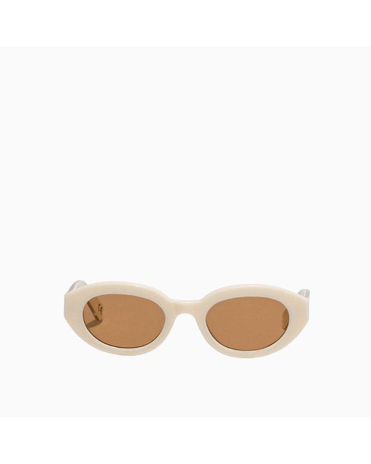 Retrosuperfuture White Babilonia Oval-framed Sunglasses for men