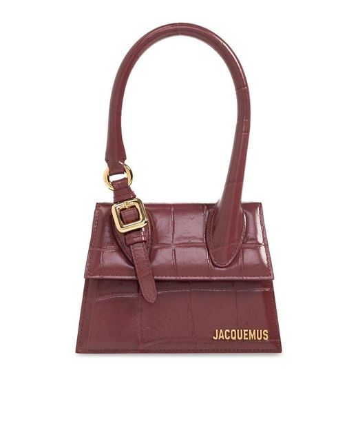 Jacquemus Red 'le Chiquito Moyen Boucle' Shoulder Bag,