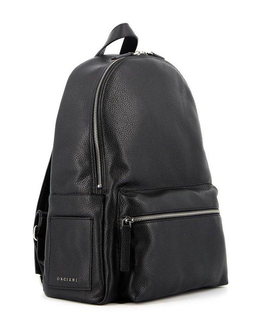 Orciani Black Micron Backpack for men