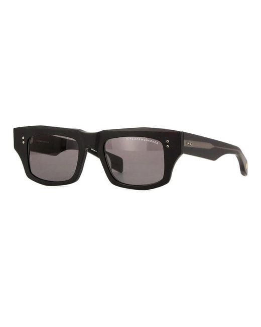 Dita Eyewear Black Rectangular Frame Sunglasses