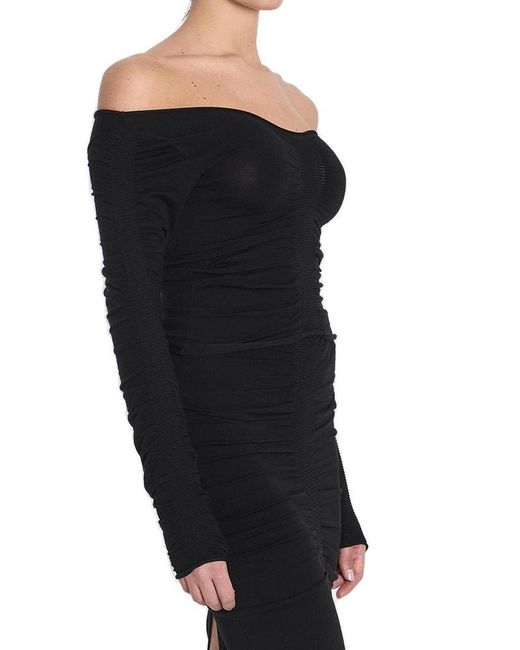 Alexander Wang Black Draped Top