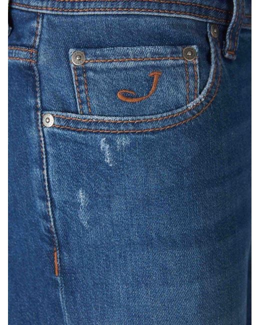 Jacob Cohen Blue Slim Fit Jeans for men