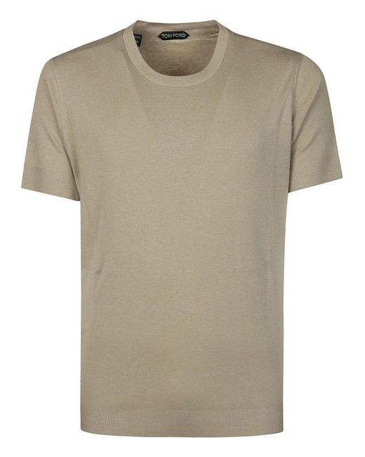 Tom Ford Multicolor Placed Rib T-Shirt for men