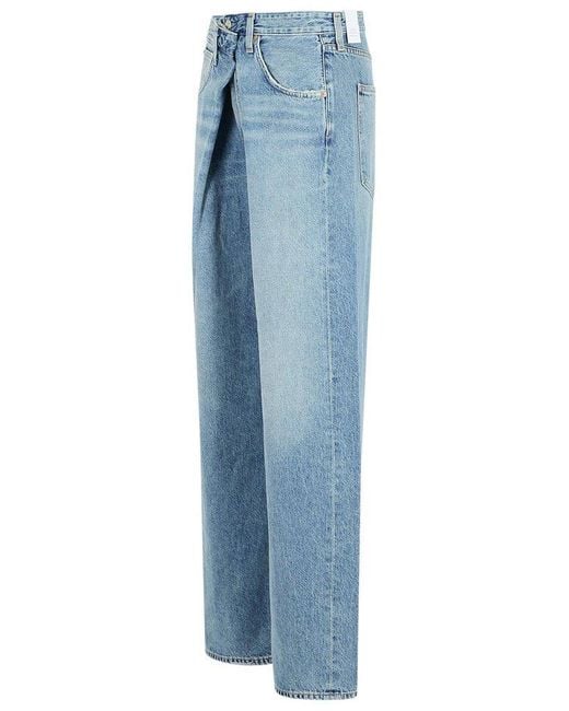 Agolde Blue Vana Fold Jean