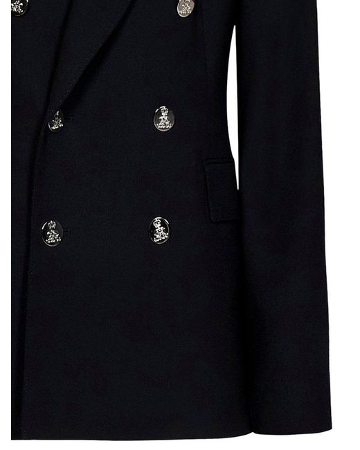 Ralph Lauren Black Double Breasted Tailored Blazer