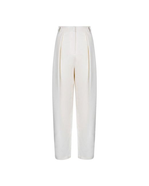 Magda Butrym Magda Burtym Pleated Straight-Leg Trousers in