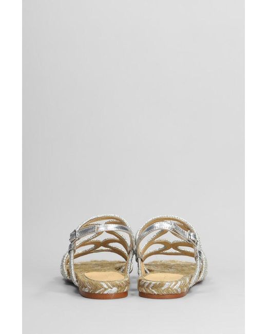 Castaner White Pitra-266 Flats