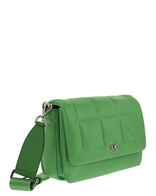 Michael Kors Lilah - Medium Shoulder Bag in Green | Lyst