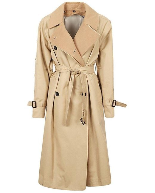 Weekend by Maxmara Natural Belted Double-breasted Coat