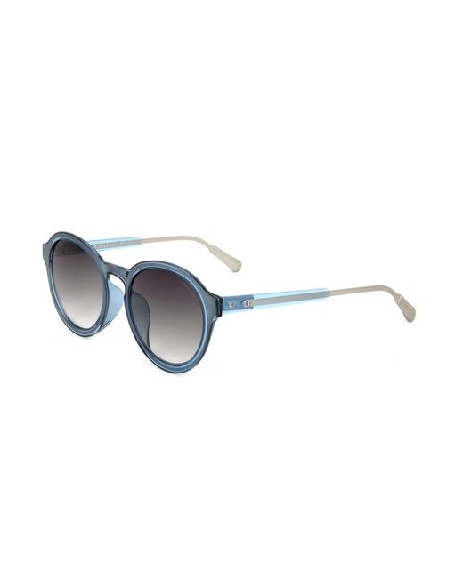 Linda Farrow Black X Kris Van Assche Oval Frame Sunglasses for men