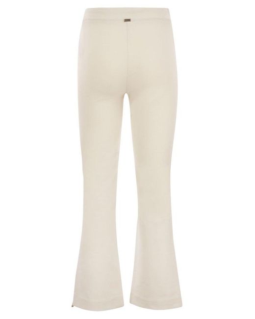 Herno Natural Viscose Jersey Trousers