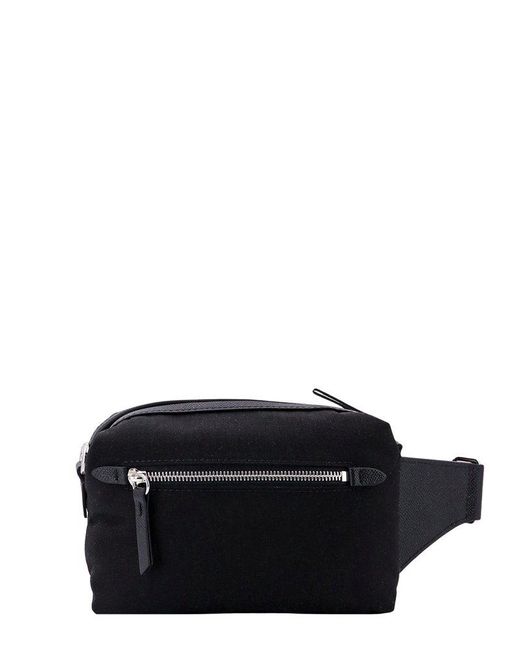 Maison Margiela Black Durable Raffia Glam Bag for men