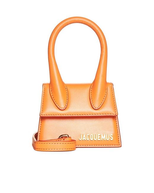 Jacquemus Le Chiquito Mini Tote Bag in Orange | Lyst