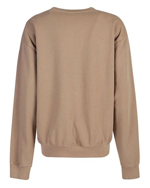Sporty & Rich Natural Made In Usa Cotton Sweatshirt