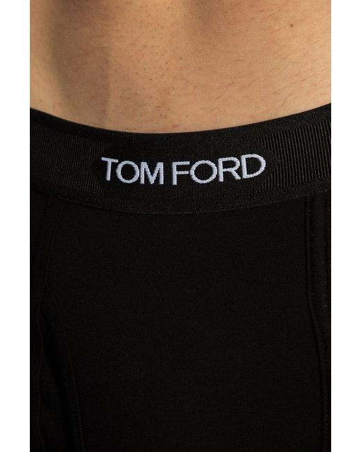 Tom Ford Pink Logo Waistband Pack Of 2 Boxers for men