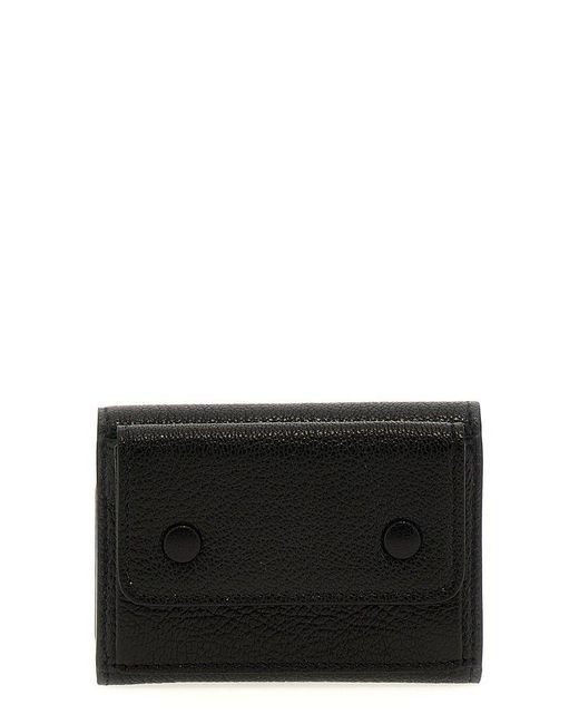 Maison Margiela Black Snap Button Wallet