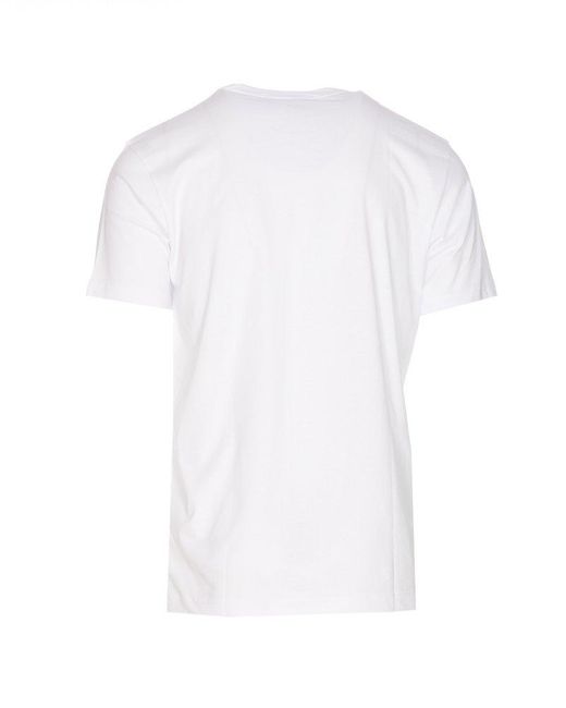 Comme des Garçons White Muhammad Ali Print T-Shirt for men
