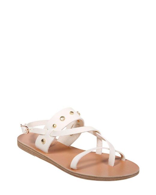 Ancient Greek Sandals Pink Alethea Bee Slingback Sandals