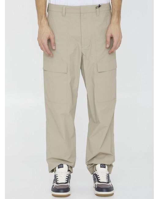 Dior Natural Cargo Pants for men